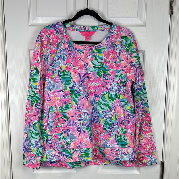 Lilly Pulitzer Tops - NWT Lilly Pulitzer x Disney beach comber crewneck sweatshirt sz med